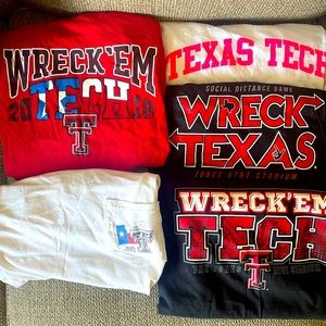 Bundle of Texas Tech tees